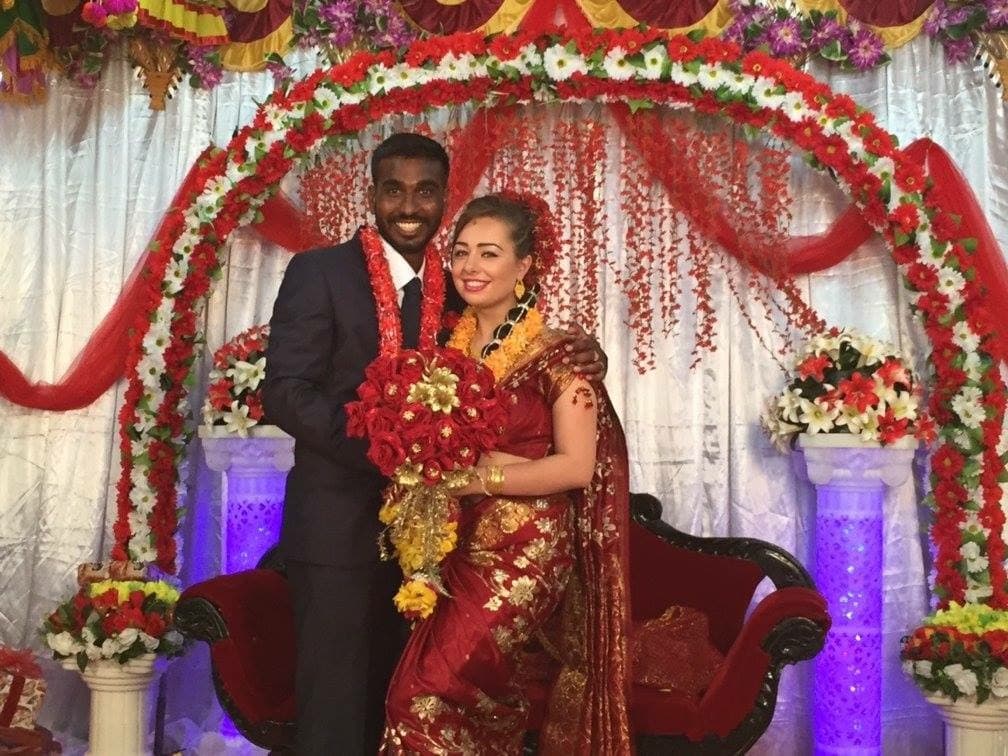 marriage white interracial Indian