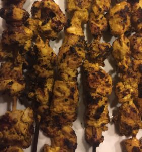 THE MOST DELICIOUS GRILLED CURRY CHICKEN KEBABS