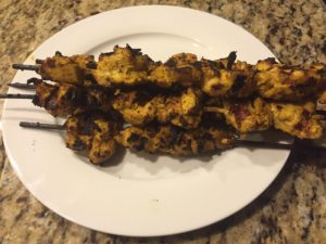 THE MOST DELICIOUS GRILLED CURRY CHICKEN KEBABS